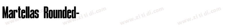 Martellas Rounded字体转换